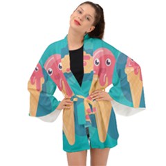 Vector Ice Long Sleeve Kimono