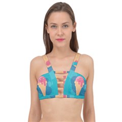 Vector Ice Cage Up Bikini Top