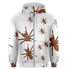 Insect Spider Wildlife Men s Zipper Hoodie by Mariart