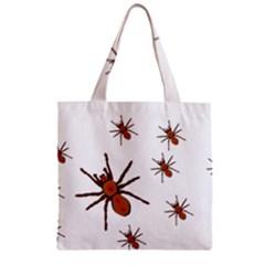 Insect Spider Wildlife Zipper Grocery Tote Bag by Mariart