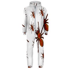 Insect Spider Wildlife Hooded Jumpsuit (men)  by Mariart