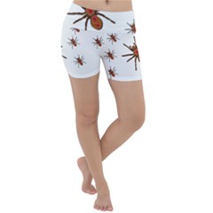 Insect Spider Wildlife Lightweight Velour Yoga Shorts