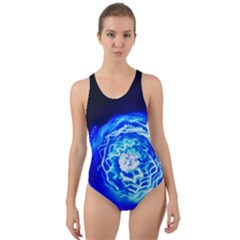 Light Circle Ball Sphere Organ Shape Physics Volgariver Ununseptium Z117 Unoptanium Island Cut-out Back One Piece Swimsuit by Vaneshart