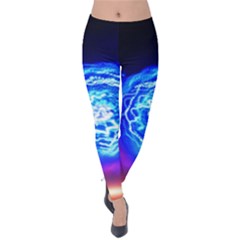 Light Circle Ball Sphere Organ Shape Physics Volgariver Ununseptium Z117 Unoptanium Island Velvet Leggings by Vaneshart