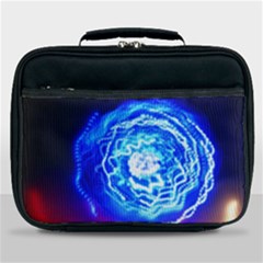 Light Circle Ball Sphere Organ Shape Physics Volgariver Ununseptium Z117 Unoptanium Island Lunch Bag by Vaneshart