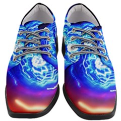 Light Circle Ball Sphere Organ Shape Physics Volgariver Ununseptium Z117 Unoptanium Island Women Heeled Oxford Shoes by Vaneshart