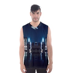 Night City Landscape Men s Sportswear by Vaneshart