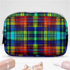 Plaid 6 Make Up Pouch (small) by ArtworkByPatrick