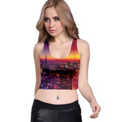 Buiding City Racer Back Crop Top by Vaneshart