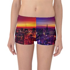 Buiding City Reversible Boyleg Bikini Bottoms by Vaneshart