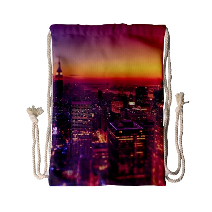 Buiding City Drawstring Bag (Small)