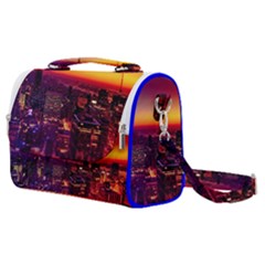 Buiding City Satchel Shoulder Bag by Vaneshart