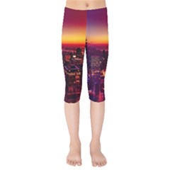 Buiding City Kids  Capri Leggings  by Vaneshart