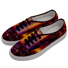 Buiding City Men s Classic Low Top Sneakers by Vaneshart