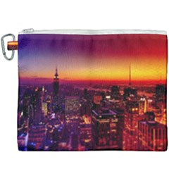 Buiding City Canvas Cosmetic Bag (xxxl)