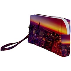 Buiding City Wristlet Pouch Bag (small) by Vaneshart