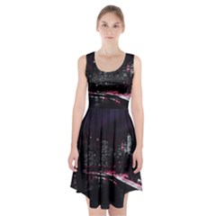 New York City Night Racerback Midi Dress by Vaneshart