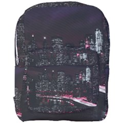 New York City Night Full Print Backpack by Vaneshart