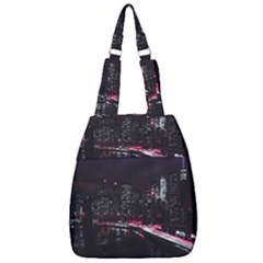 New York City Night Center Zip Backpack by Vaneshart