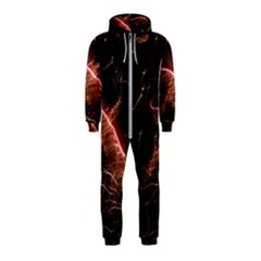 Light Night Dark Sparkler Firework Darkness Bonfire Celebrate Thanksgiving Screenshot Special Effect Hooded Jumpsuit (kids) by Vaneshart