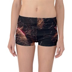 Light Night Dark Sparkler Firework Darkness Bonfire Celebrate Thanksgiving Screenshot Special Effect Reversible Boyleg Bikini Bottoms by Vaneshart