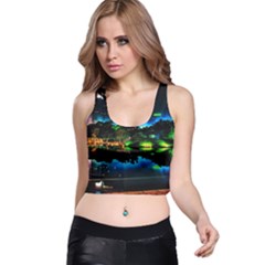 Night City Racer Back Crop Top by Vaneshart