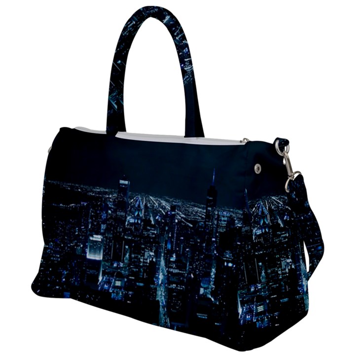 Building Night City Duffel Travel Bag