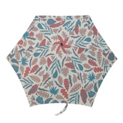 Leaves Art Pattern Mini Folding Umbrellas by Vaneshart