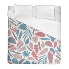 Leaves Art Pattern Duvet Cover (full/ Double Size) by Vaneshart