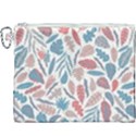 Leaves Art Pattern Canvas Cosmetic Bag (XXXL) View1