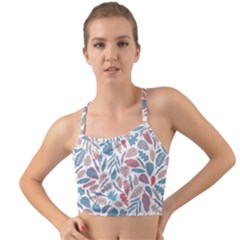 Leaves Art Pattern Mini Tank Bikini Top