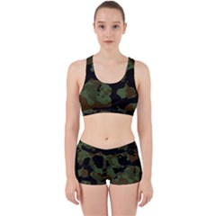 Beautiful Army Camo Pattern Work It Out Gym Set by Vaneshart