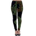 Beautiful Army Camo Pattern Lightweight Velour Leggings View1