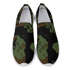 Beautiful Army Camo Pattern Women s Slip On Sneakers by Vaneshart