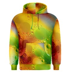 Abstract Sunlight Flower Reflection Color Macro Floating Yellow Circle Macro Photography Spheres Oil Men s Pullover Hoodie by Vaneshart