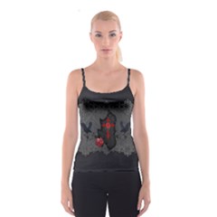 The Crows With Cross Spaghetti Strap Top