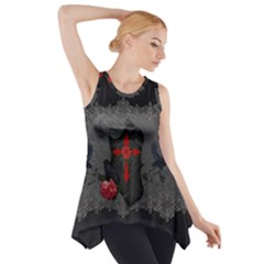 The Crows With Cross Side Drop Tank Tunic by FantasyWorld7