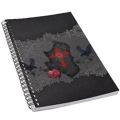 The Crows With Cross 5 5  X 8 5  Notebook