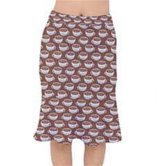 Coffee On Coffee Short Mermaid Skirt