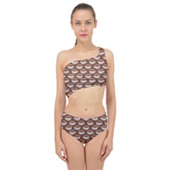 Coffee On Coffee Spliced Up Two Piece Swimsuit by bloomingvinedesign