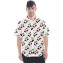 Cherries Pattern Men s Short Sleeve Shirt View1