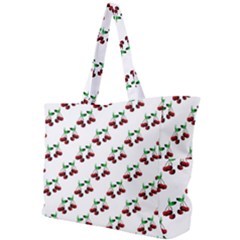 Cherries Pattern Simple Shoulder Bag by bloomingvinedesign