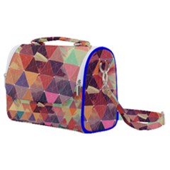 Geometric Pattern Art Satchel Shoulder Bag by Vaneshart