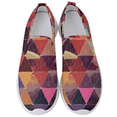 Geometric Pattern Art Men s Slip On Sneakers