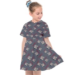 Sushi Pattern Kids  Sailor Dress by bloomingvinedesign