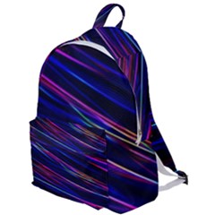 Nightlife Neon Techno Black Lamp Motion Green Street Dark Blurred Move Abstract Velocity Evening Tim The Plain Backpack