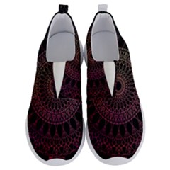 Mandala Fractal Pattern No Lace Lightweight Shoes by Vaneshart