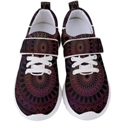 Mandala Fractal Pattern Women s Velcro Strap Shoes by Vaneshart