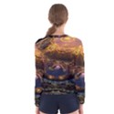 Fractal Cg Computer Graphics Sphere Fractal Art Water Organism Macro Photography Art Space Earth  Women s Long Sleeve Tee View2