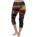 Fractal Cg Computer Graphics Sphere Fractal Art Water Organism Macro Photography Art Space Earth  Lightweight Velour Capri Yoga Leggings View4